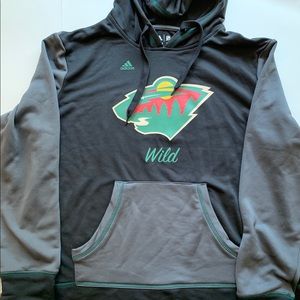 Minnesota Wild men’s 2XL hoodie sweatshirt adidas
